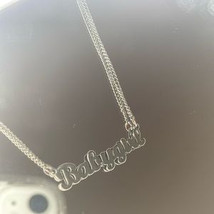 “babygirl” necklace